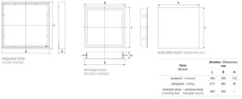 Vestavné a přisazené LED svítidlo IP65