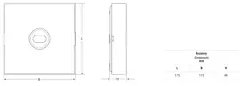 LED nouzové svítidlo vestavné IP40