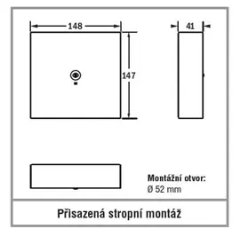 Nouzový downlight