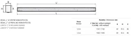 Přisazené a závěsné LED svítidlo – samostatné / propojovací (v provedení 1,2 m / 1,5 m)