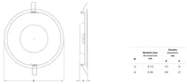 Vestavné downlight svítidlo