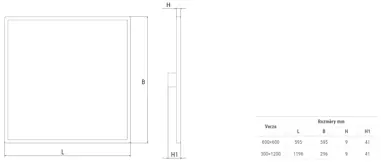 Přisazené, závěsné a vestavné LED svítidlo