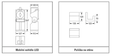Mobilní nouzové svítidlo