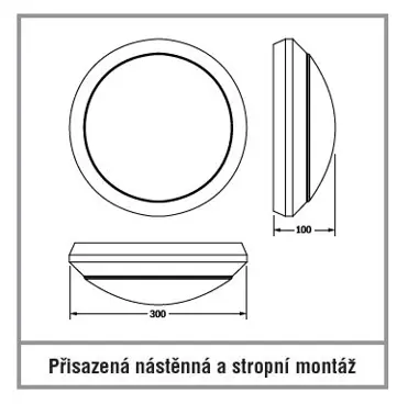 Kombinované svítidlo pro hlavní a nouzové osvětlení s vysokým stupněm odolnosti