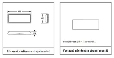 Nouzové svítidlo LED