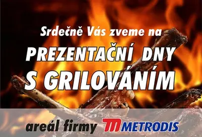 Pozvánka na prezentační akci s grilováním