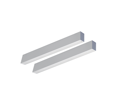 Deckenanbau-Leuchte für Einzel- und Reihenmontage (Längenversionen 1,2 m / 1,5 m), Pendelmontage mit Zubehör