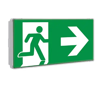 Variable Rettungszeichen- und Sicherheitsleuchte