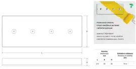 Paintable emergency luminaire