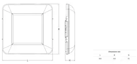Industrial LED luminaire