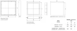 Recessed and ceiling LED luminaire