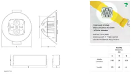 Paintable emergency luminaire