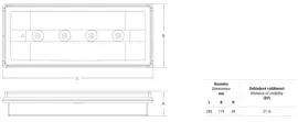 Emergency luminaire
