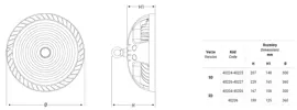 Ceiling and suspended LED luminaire