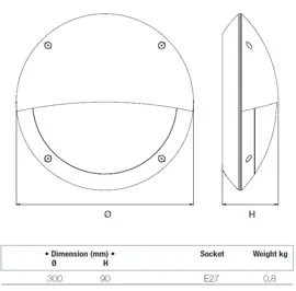 Versatile lighting point for common spaces 