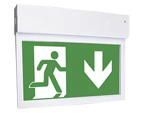 Exit sign luminaire