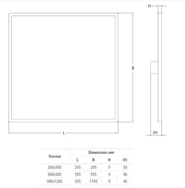 Ultraslim LED panel