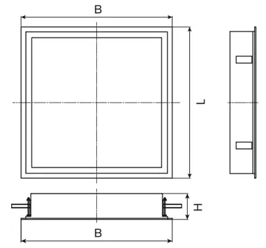 Recessed LED luminaires – mounting into ceiling modules M600