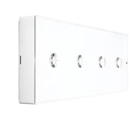 Paintable emergency luminaire