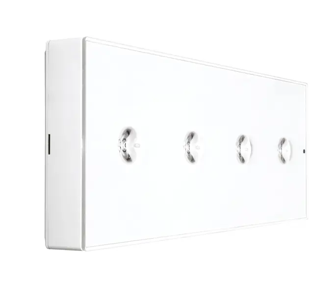 Paintable emergency luminaire
