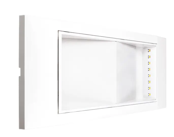 Paintable emergency luminaire