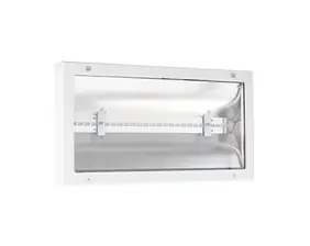 Variable escape sign and safety luminaire