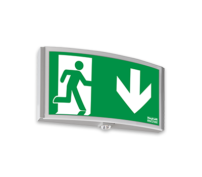 Combined escape sign & safety luminaire