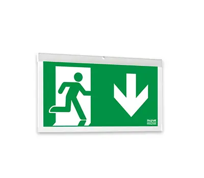 Escape sign luminaire
