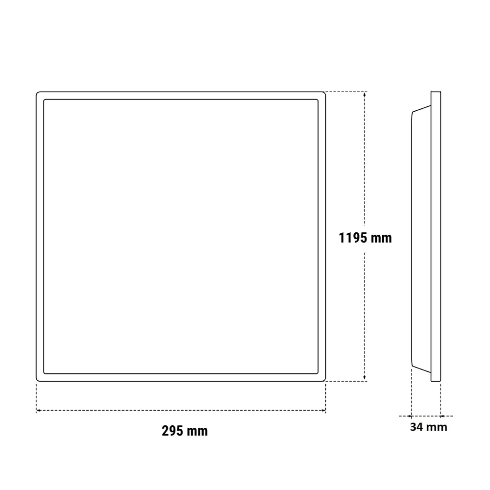Backlight Panel 70083 - BACKLIGHT LED 36W 30X120 4K