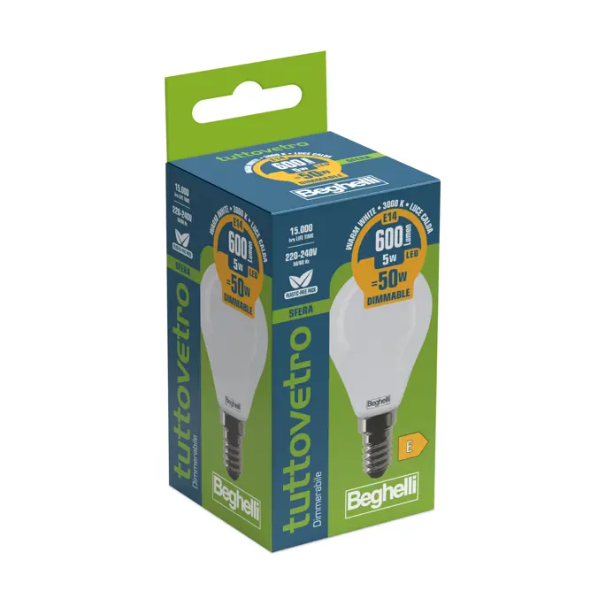 58105 - TVETRO LED OP SFE DIM 5WE14 3K
