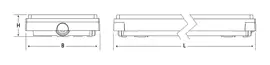 Great performance and ultra-slim profile: the ideal solution for lighting large surfaces.