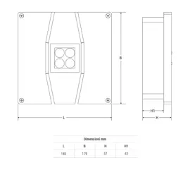 Luminaire for installation in high-risk environments