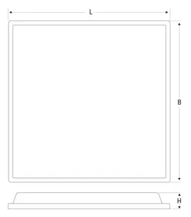 LED panels with Backlight optical system