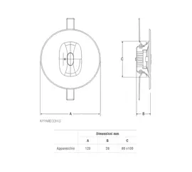 Lampe de bureau LED intégrée Conjola 600lm IP20 12W GoodHome Noir