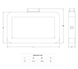 Paintable and environmentally friendly emergency luminaire