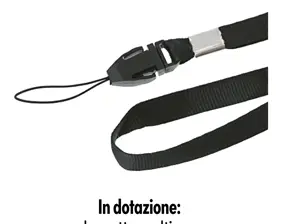Bracelet with life-saving button for emergencies, combinable with Beghelli SLV20 Plus, SLV30-GPS Plus, SLV30-GPS Altavoce telephones