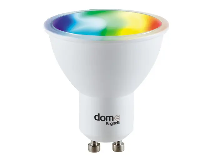 Watt/Lumen: 5/400 - Attacco: GU10 - RGB-W 16 MILIONI + luce bianca dinamica