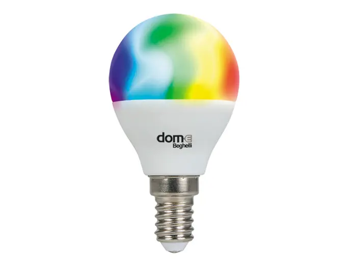 Watt/Lumen: 5/470 - Attacco: E14 - RGB-W 16 MILIONI + luce bianca dinamica