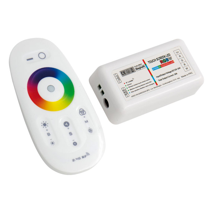 Controller + Remote Control Kit for EcoLED RGBW Strip (White 3000K)