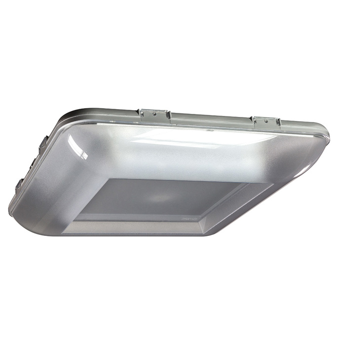 Waterproof ceiling light with aluminium body.