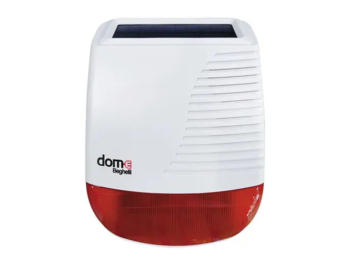 Wireless control - Works even in case of power failure - With solar panel