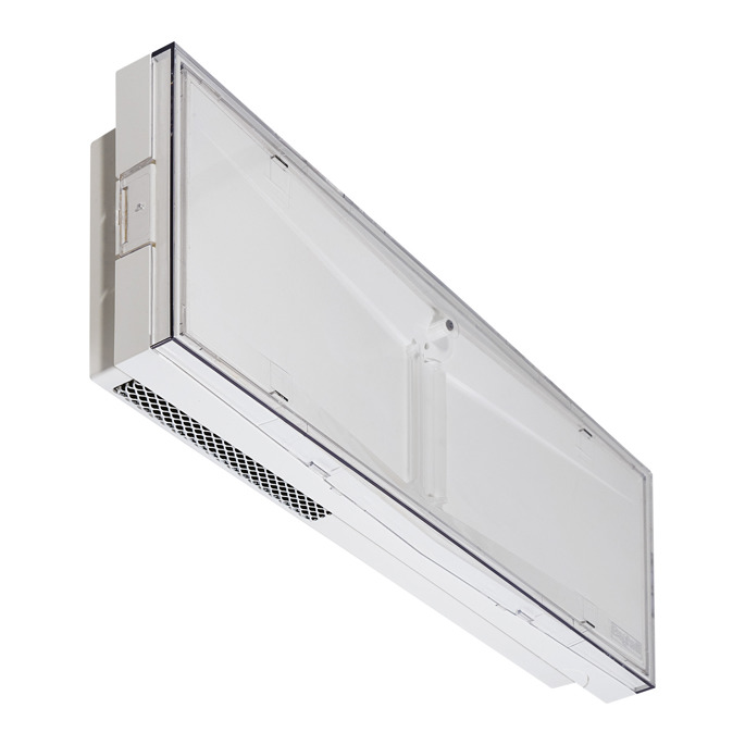 Air sanitization integrated with emergency lighting