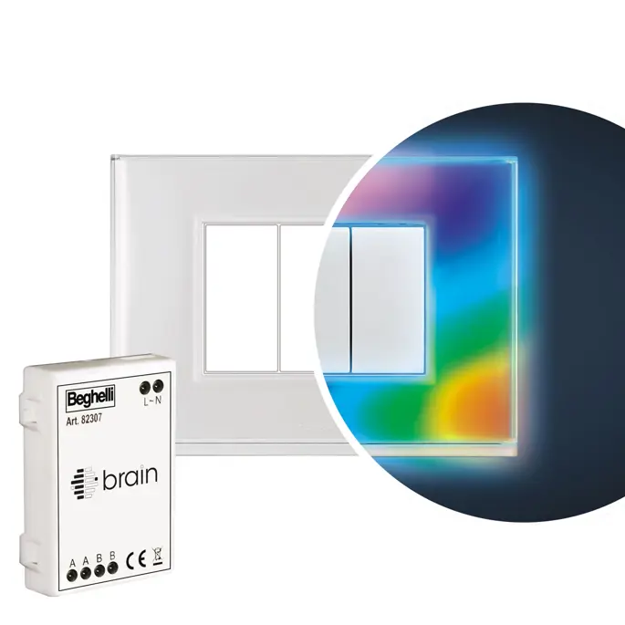The plaque that lights up and colors your home!
