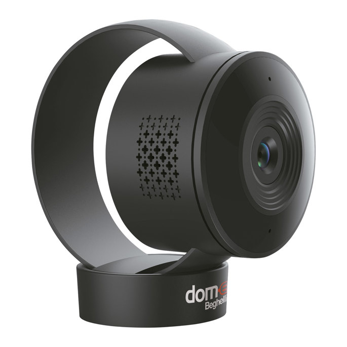 FullHD Smart Camera Ring that connects to the Wi-fi network and is controlled from the smartphone via the Dom-e app.