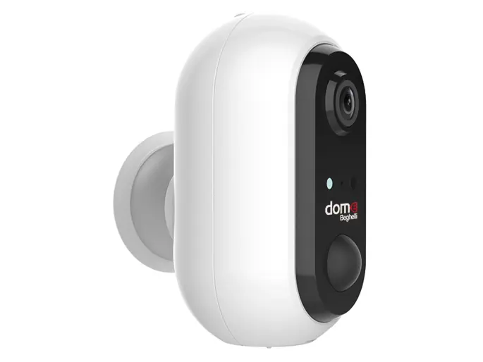 It is controlled by smartphone - Powered by Lithium batteries - Wi-fi connection - Waterproof IP65