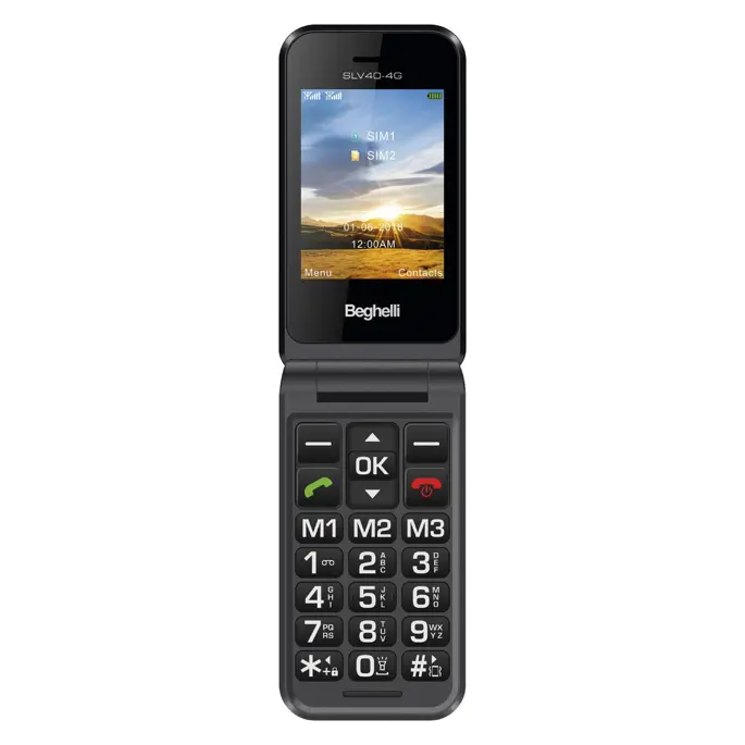GSM cell phone with emergency speed dial button