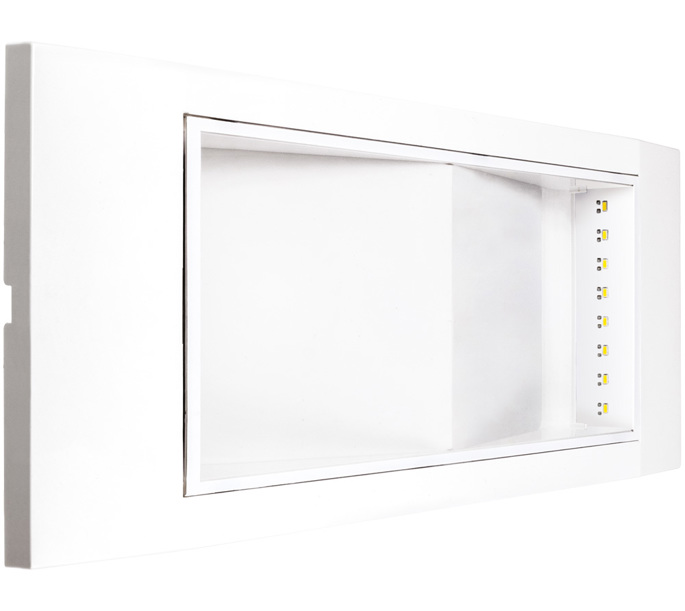 Paintable and environmentally friendly emergency luminaire