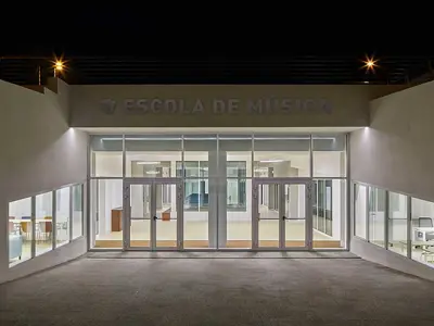 Beghelli Lighting at the Music School of Santa Eulària des Riu, Ibiza (Spain)