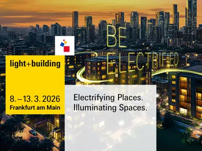 We are at Light + Building 2026, the world’s leading trade fair for lighting and building technologies.
