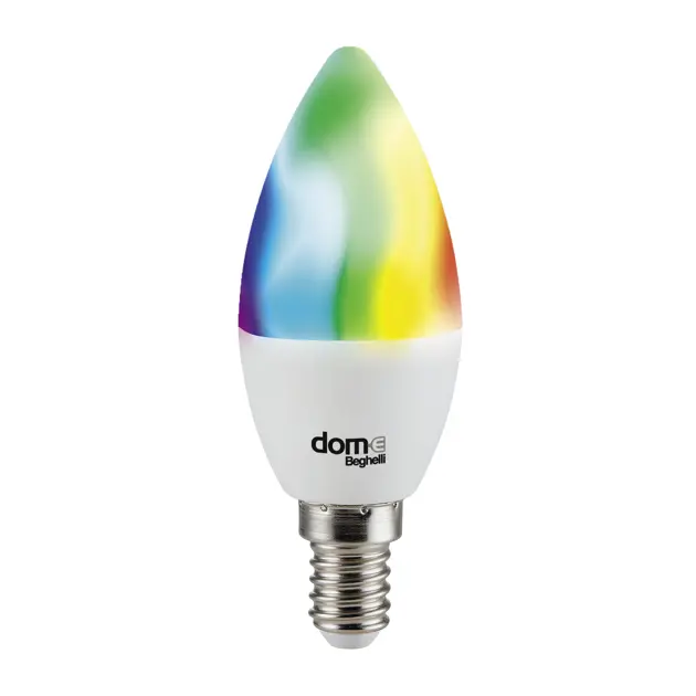 Dom-e Lampadina Smart Oliva 5W E14 RGB-W